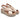Sandalo Donna con zeppa in pelle Lux 6574 beige