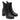 Stivaletto beatles donna in pelle con tacco Francesco Brunelli AT714 VIT NERO