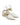 Slingback bassa donna in ecopelle Braccialini R21 CALF white