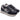 Sneaker Donna Colmar TRAVIS AUTHENTIC 086 high outsole black-dk silver