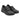 Scarpa uomo in pelle con velcro Grunland  SC2959 I5BONN NERO