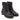 Stivaletto donna biker in pelle Just Italia STRA 01 PANAMA NERO