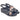 Sandalo Donna Lux 5076 nero strass