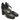 Scarpa Donna Con Plato Aperta Ai Lati Con Cinturino a T in Pelle Nera Carmens 44352 Glove Nero Senno